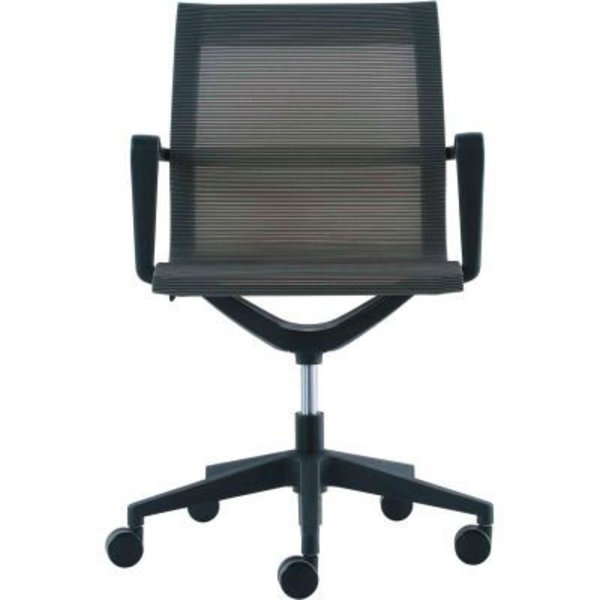 Raynor Marketing Ltd. Eurotech Mesh Flex Chair - Charcoal - Kinetic Series MT301A-CHARCOAL